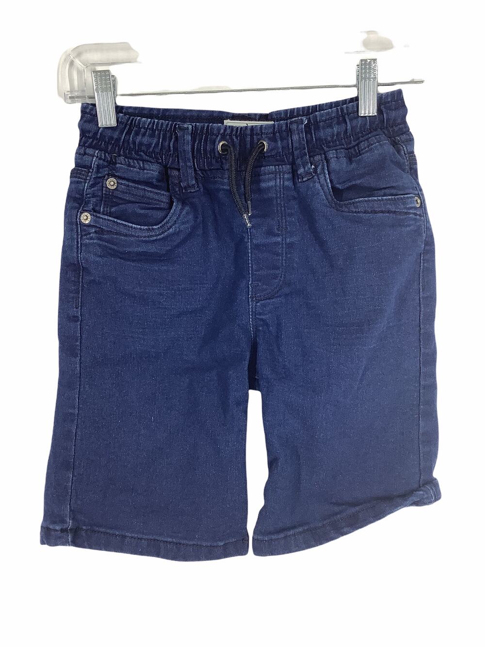 Free Planet Boys Stretch Dark Wash Denim Blue Jean Shorts Youth Size 8